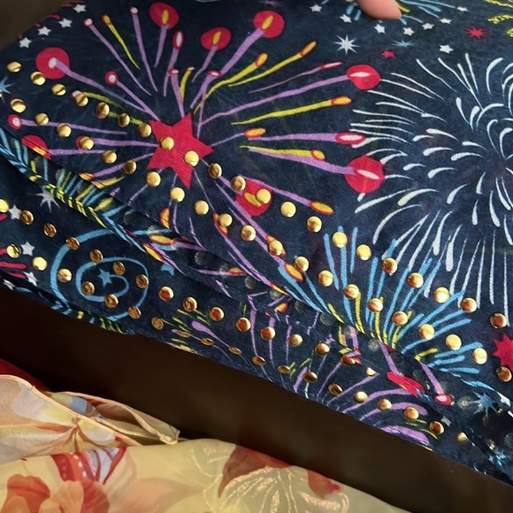 Forth of July, cotton scarf - Picture 4 of 7